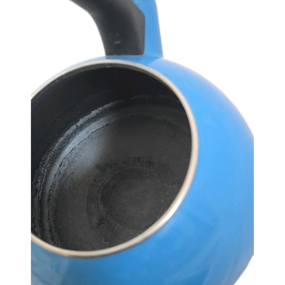 Le Creuset Enamel on Steel 1.6 Qt Oolong Tea Kettle, Marseille Blue - Picture 7 of 7